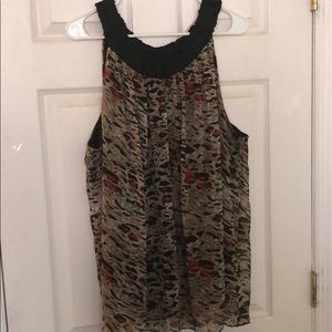 Leopard print blouse